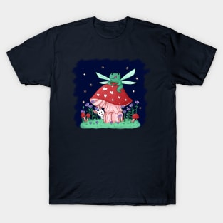 Fairy frog on a mushroom T-Shirt